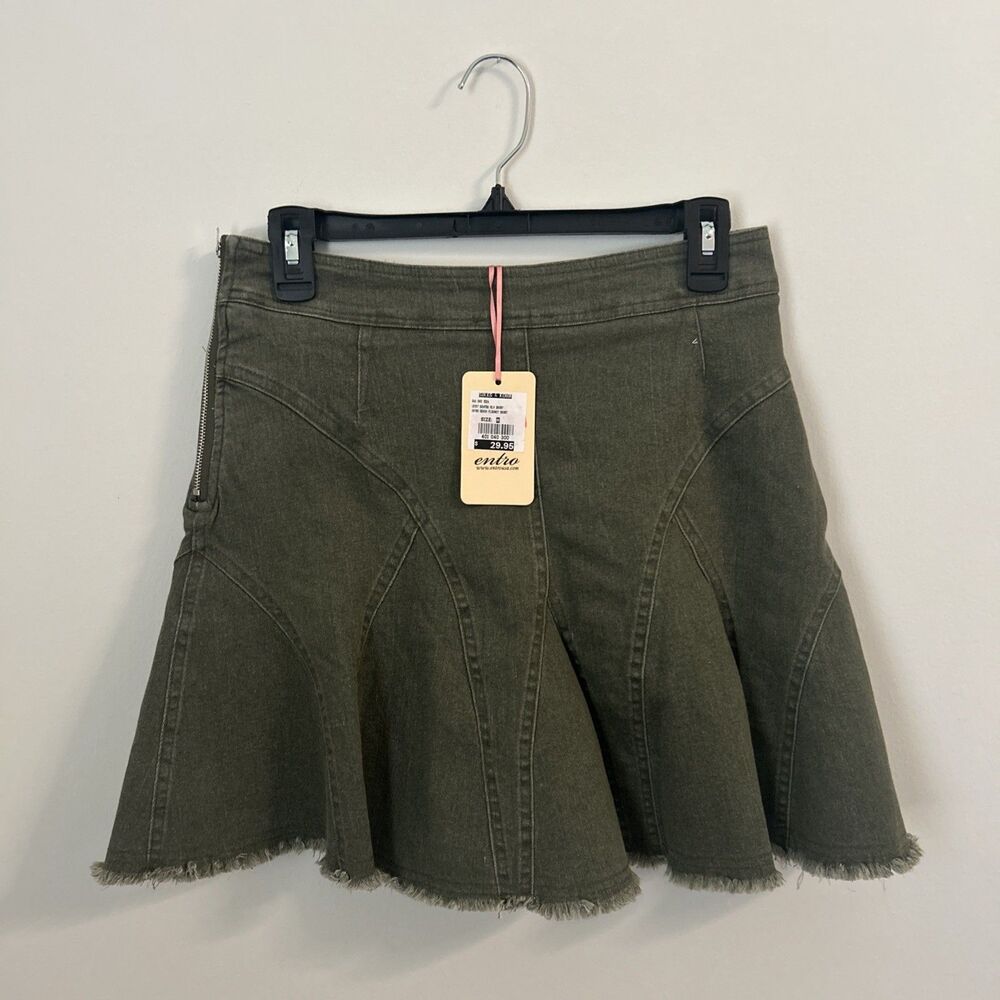 Entro Short Denim Medium Skort/Skirt, New With Tags